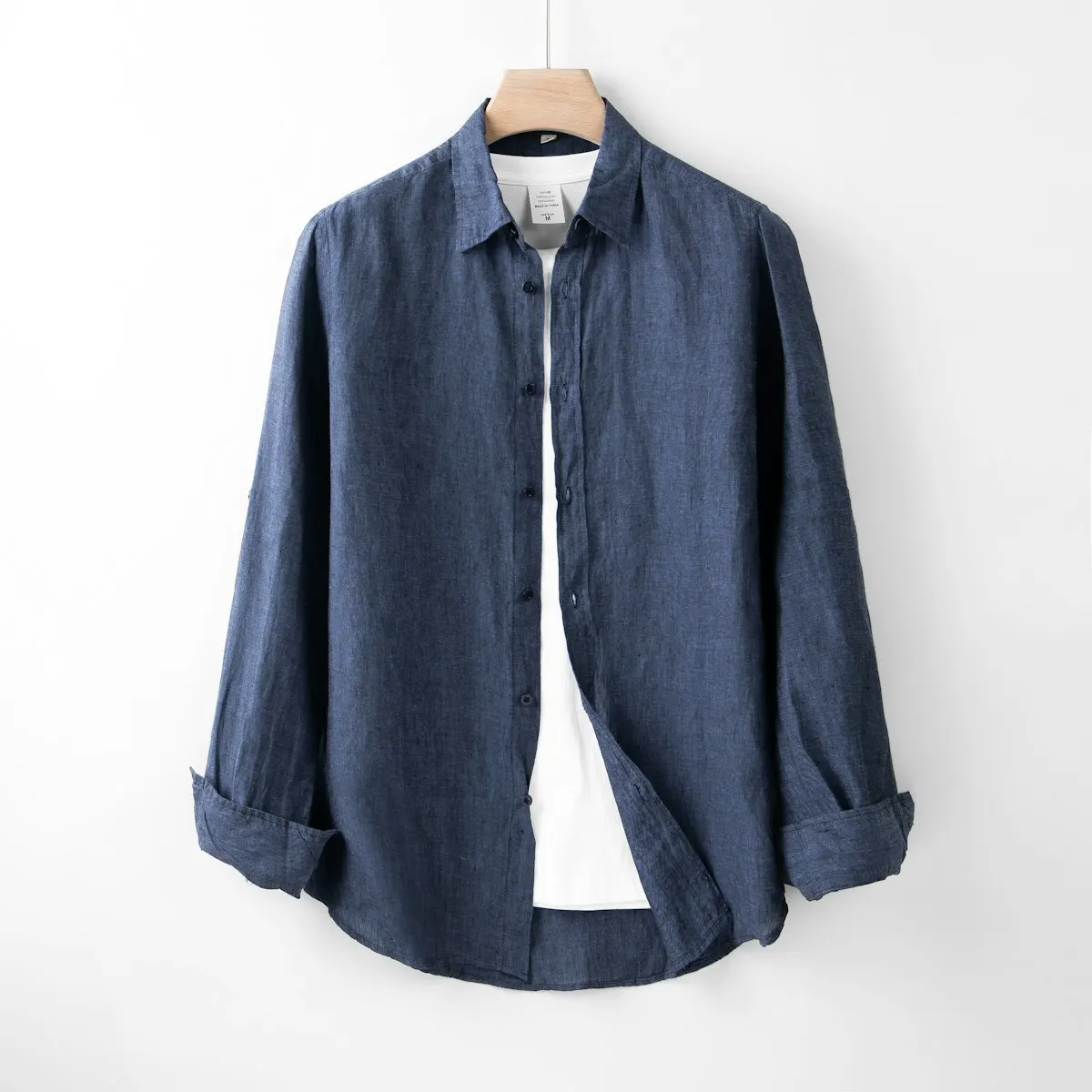 เสื้อเชิ้ตลินิน Indigo
